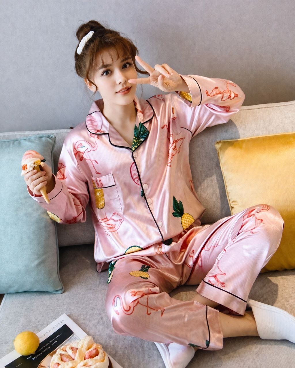 PYJAMA SATIN - TopVetmentsDZ