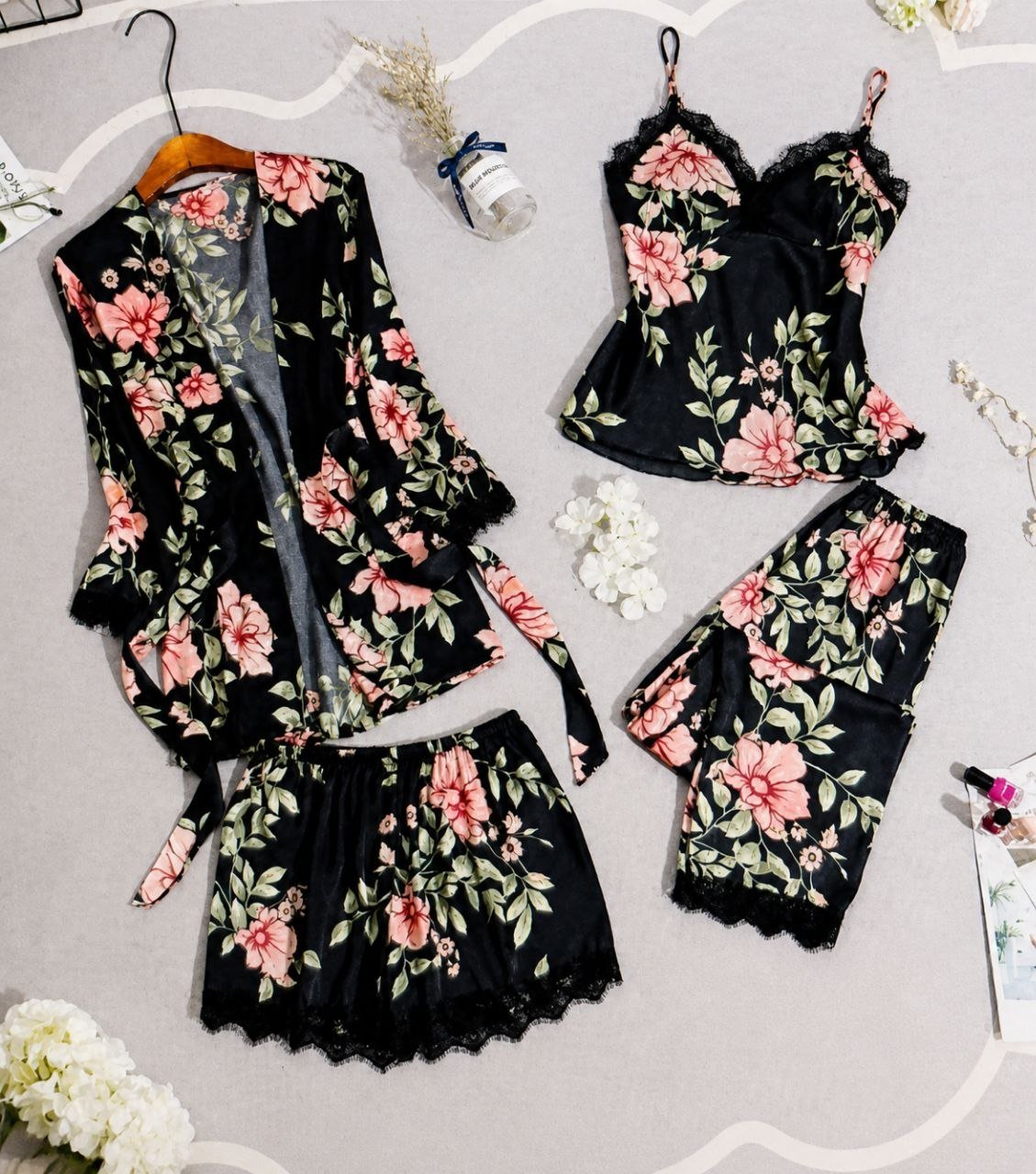 deshabiller a fleur 4 piece - TopVetmentsDZ