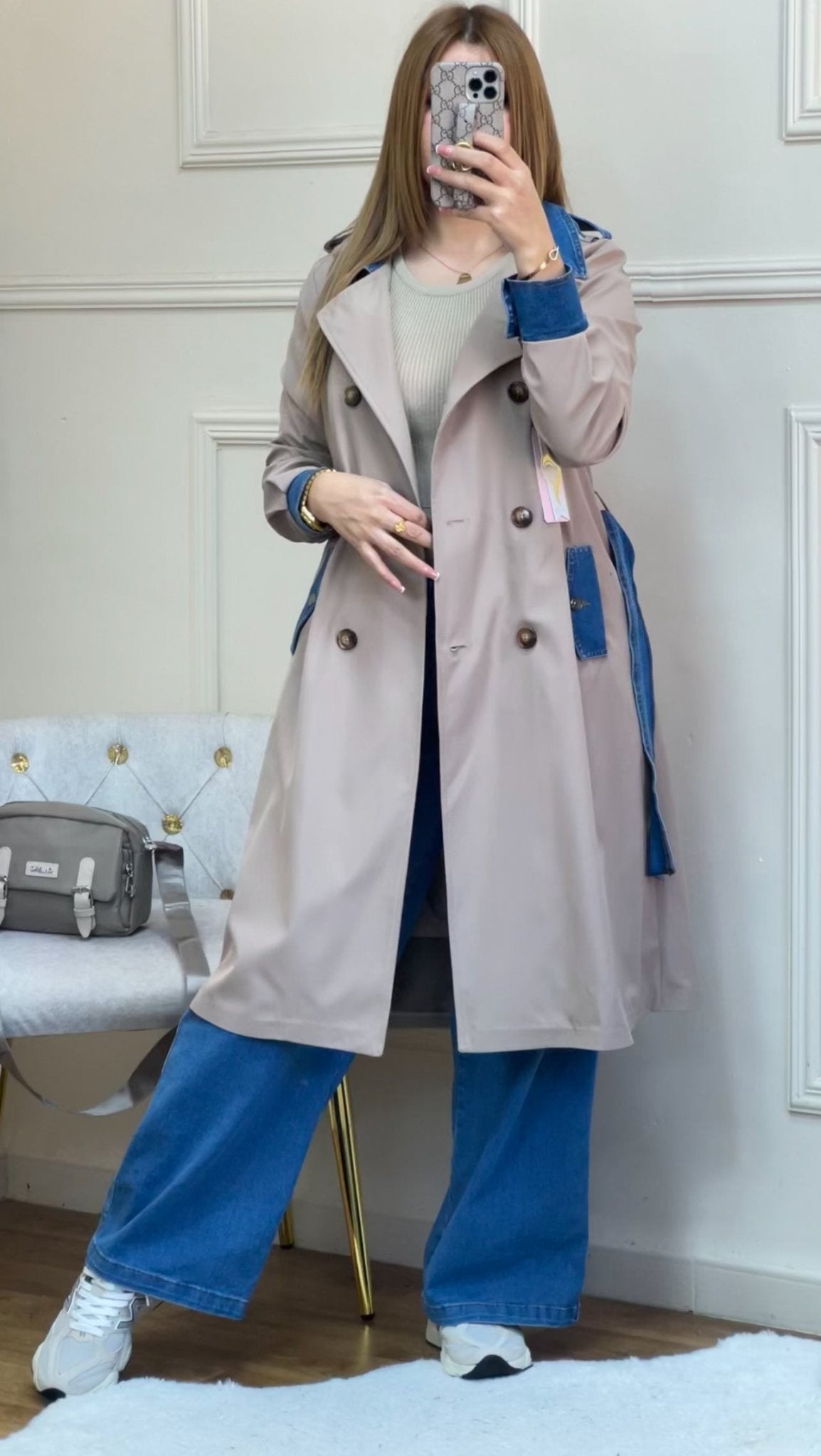 tranch - coat imperméable avec pantalon - TopVetmentsDZ
